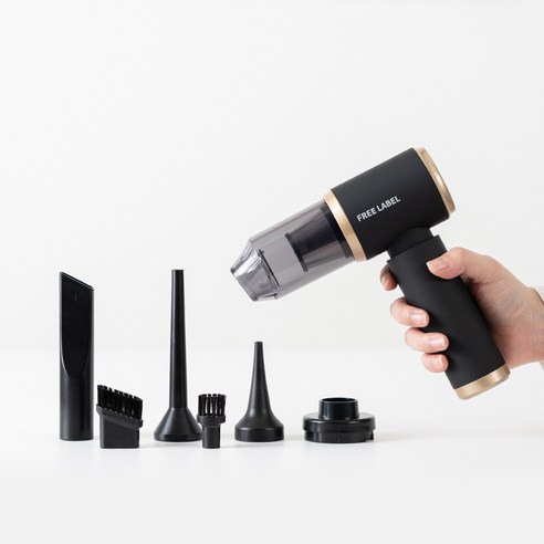 프리라벨 무선 차량용 진공 청소기 에어건으로 차량 내부를 새 차처럼!