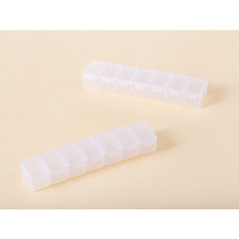 코멧 분리되는 휴대용 7칸 약통 이미지 2