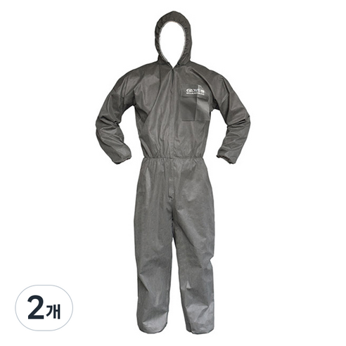 가드맨 PP 원피스 작업복, GRAY (GRAY), 2개