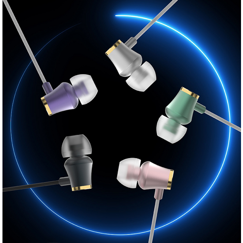 아이리버 C타입 노이즈캔슬링 알루미늄 유선 이어폰 ICP-G509 핑크 이미지 3