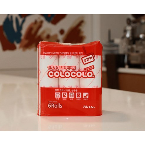 고로고로 초강력 테이프클리너 리필, 6개 후기 분석 - 상세 접착면 확대