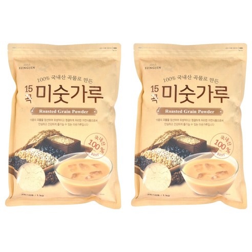 성진 15곡 미숫가루 1kg, 2개 솔직 후기 | 실사용자 리뷰 분석 - 상품 이미지 1
