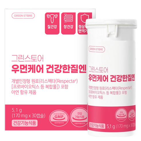 그린스토어 우먼케어 건강한질엔, 5.1g, 1개