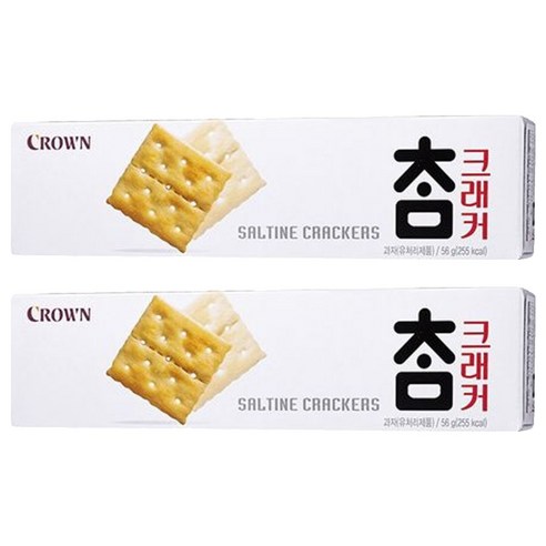 크라운 참 크래커, 56g, 2개