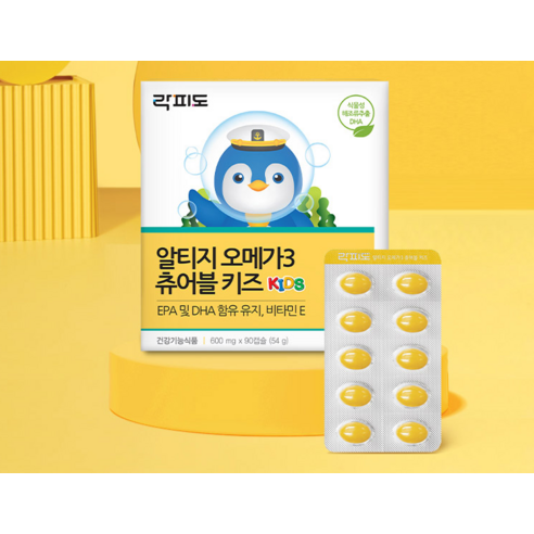 락피도 알티지 오메가3 츄어블 키즈 90정, 1개 이미지 2