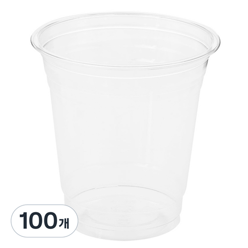 탐사 투명 PET 아이스컵 (국내 생산), 360ml, 100개
