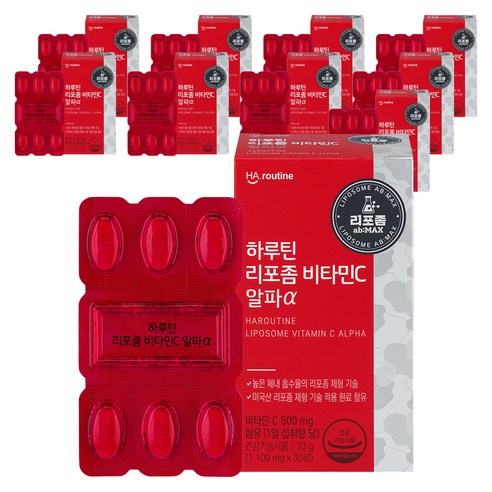 하루틴 리포좀 비타민C 알파, 30정, 10개