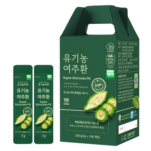 유기농마루 정품 유기농 여주환 100p 200g, 1개 실사용 후기 | 효과 있을까? 썸네일