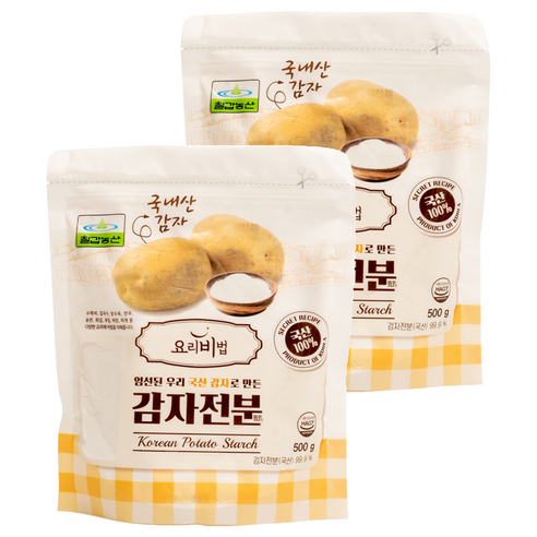 칠갑농산 감자 전분, 500g, 2개