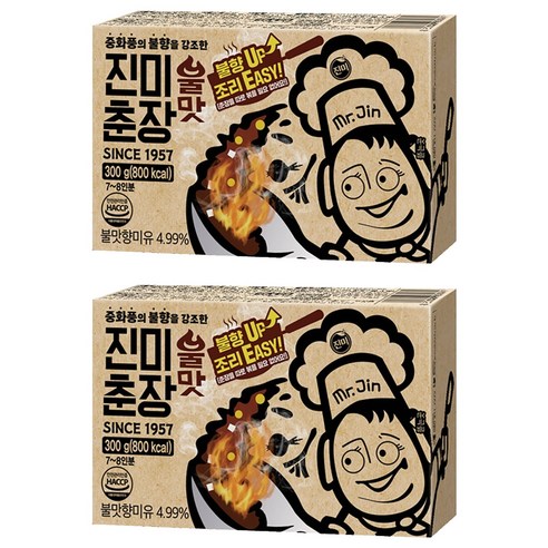 진미 불맛춘장, 300g, 2개