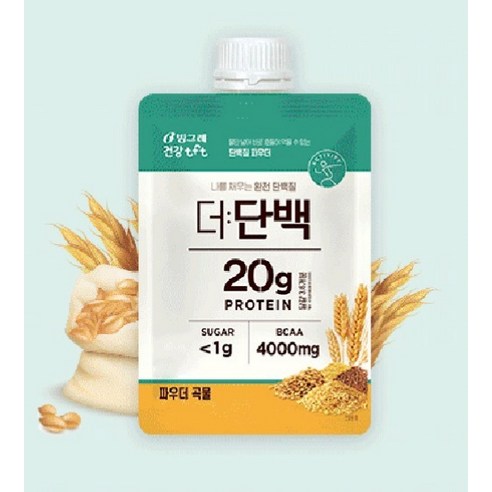 더단백 파우더 곡물 프로틴 32g, 14개 실사용 후기 | 효과 있을까? - 상품 이미지 3