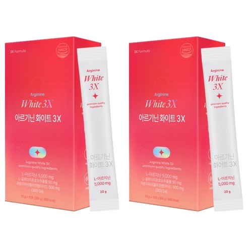 익스트림 아르기닌 화이트 3X 15p 300g, 2개 맛있게 먹은 솔직 후기 - 상품 이미지 1