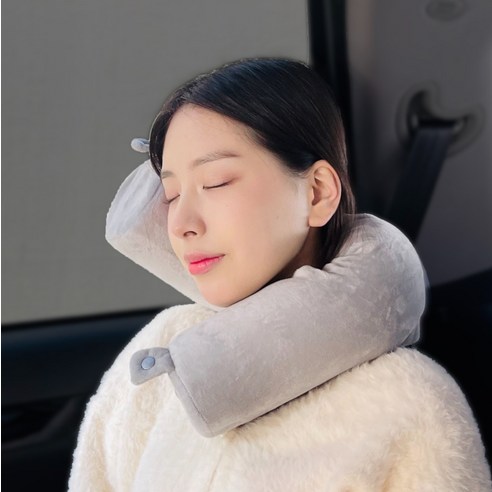 2천 원대로 누리는 완벽한 휴식, 지티스 기내용 목베개와 함께!