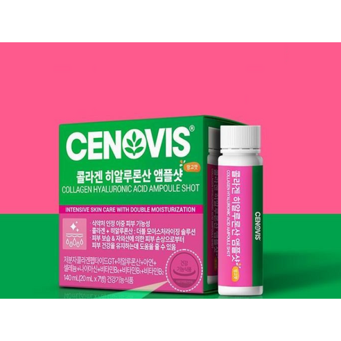 세노비스 마시는 콜라겐 히알루론산 앰플 샷 7p 140ml, 2개 맛있게 먹은 솔직 후기 - 상품 이미지 2