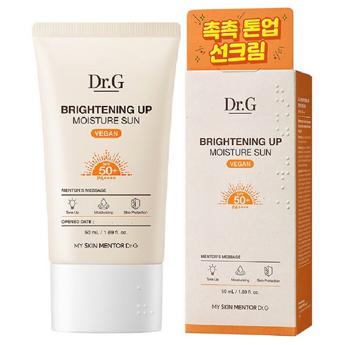 닥터지 브라이트닝 업 모이스처 선크림 SPF50+ PA++++ 솔직 후기 | 피부 타입별 분석 - 상품 이미지 1