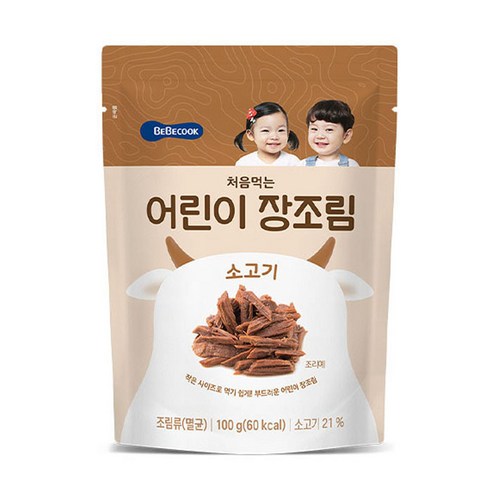 베베쿡 처음먹는 어린이 장조림, 100g, 1개