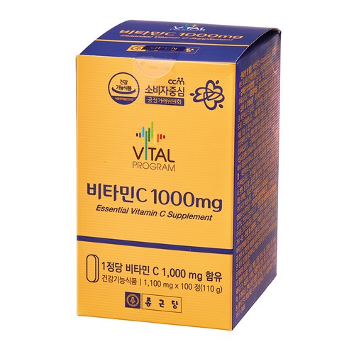 종근당 비타민씨정 1000mg 고용량 비타민C, 100정, 1개