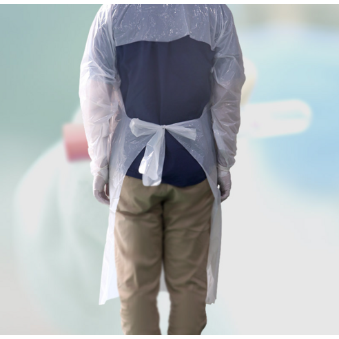 다양한 환경에서 안전하고 편안한 해피락 일회용 비닐가운 방호복