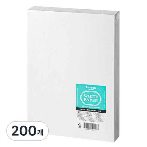 탐사 켄트지 백색 220g A4, 200개