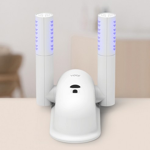 보아르 슈즈쏙 휴대용 소독 살균 관리 신발 건조기 후기 분석 - 신발 착용 예시 2