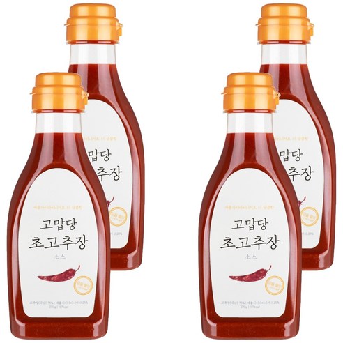 고맙당 저당 초고추장, 270g, 4개 270g × 4개, 270g × 4개 섬네일