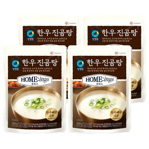 호밍스 한우진곰탕, 450g, 4개