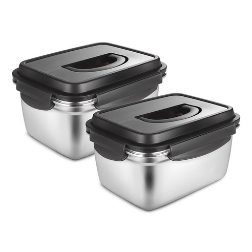 까사베니 연마제 없는 스테인레스 김치통