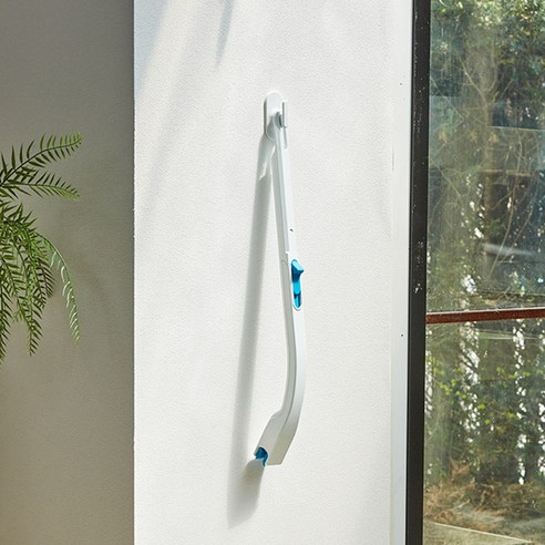 이지드롭 변기크리너 레몬향 리필 브러쉬 24개입 + 핸들 + 전용 고리, 혼합색상, 1세트 후기 분석 - 보관용 고리 장착 모습