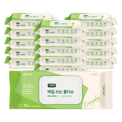 디펜드 매일 쓰는 물티슈 캡형 실사용 후기 | 효과 있을까? 썸네일