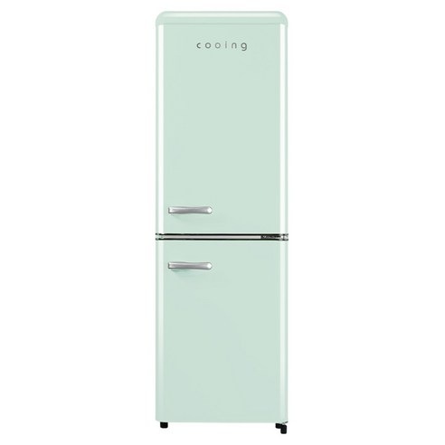 쿠잉전자 레트로 147L 2도어 냉장고 방문설치, REF-C153S