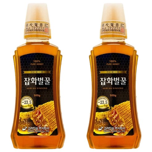 고려인삼 잡화벌꿀 500g, 2개 솔직 후기 | 실사용자 리뷰 분석 썸네일