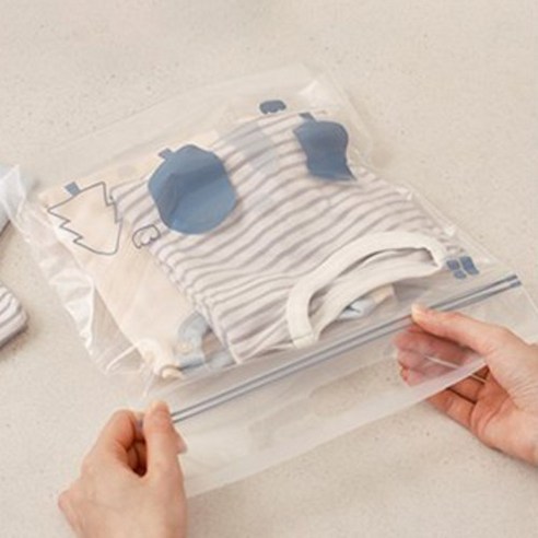 우리 아이 물건 정리의 새로운 기준, 마더케이 아기 지퍼백