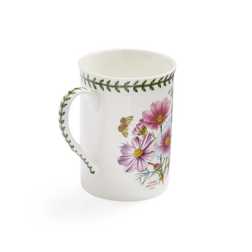 포트메리온 보타닉가든 머그컵 4종 세트 후기 분석 - 개별 꽃무늬 확대