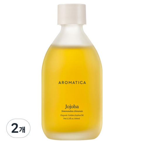 아로마티카 유기농 골든 호호바 오일, 100ml, 2개