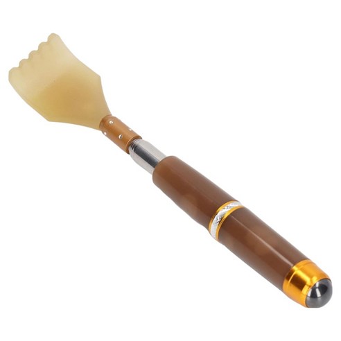 다온셀렉트 고급 지압 효자손, 브라운, 1개