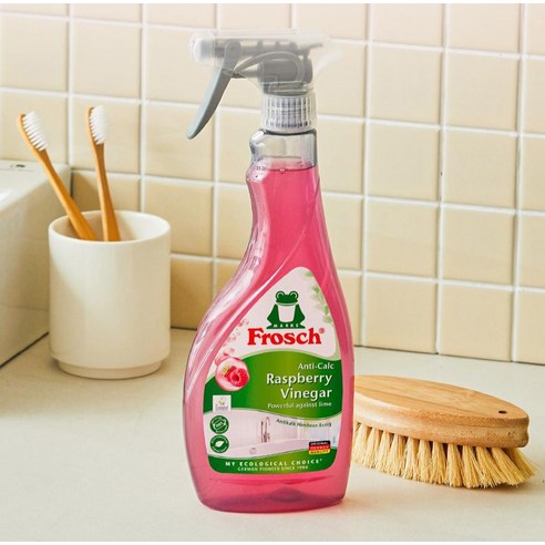 프로쉬 라즈베리 욕실 물때 클리너 후기 분석 - 타일 벽면 세정