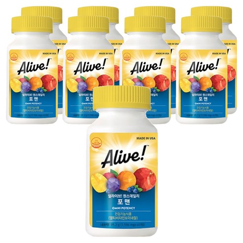 얼라이브 원스데일리 포 맨 멀티비타민 30정 × 1개