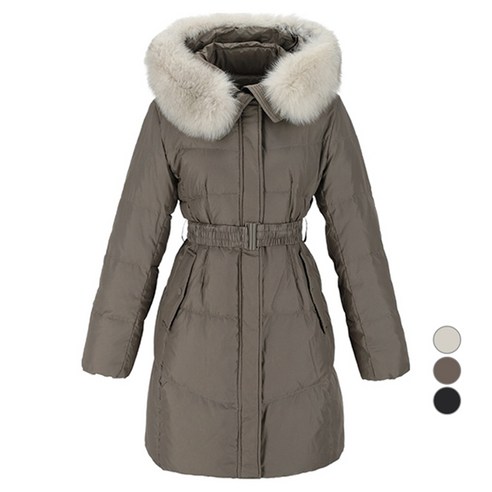 숲 여성용 벨트 덕다운 보온 점퍼 SABDO36