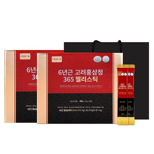 정원삼 6년근 고려홍삼정365 젤리스틱 30p 450g, 2개 맛있게 먹은 솔직 후기 - 상품 이미지 1