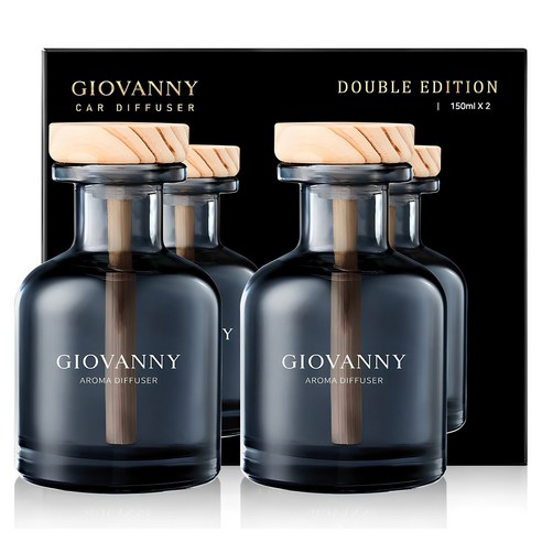 GIOVANNY 차량용 방향제 150ml, 플라워 샵, 2개