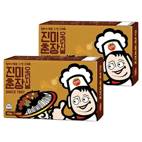 진미 춘장 오리지널, 300g, 2개