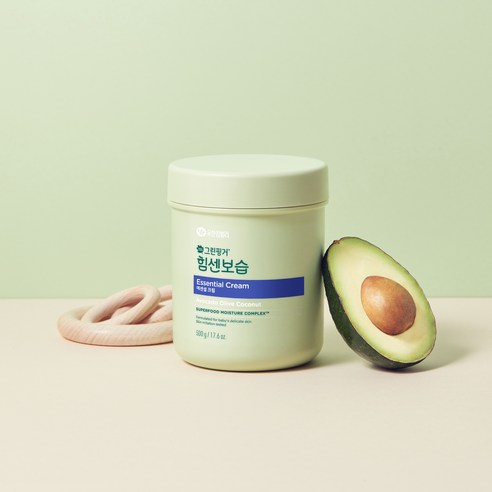 그린핑거 힘센보습 에센셜 유아 크림 후기 분석 - 제형 디테일 컷