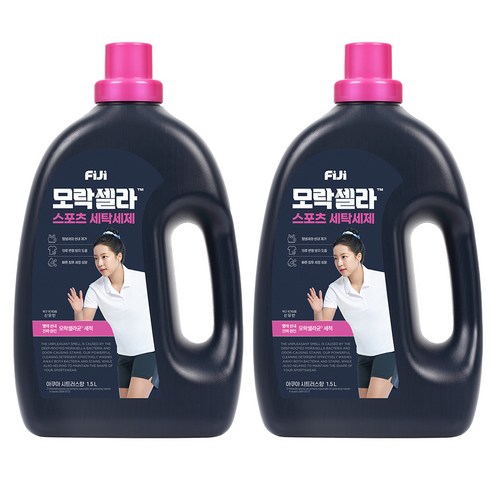 피지 모락셀라 스포츠 아쿠아 시트러스향 세탁세제 본품, 1.5L, 2개