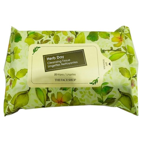 더페이스샵 허브데이 클렌징 티슈 이미지 2