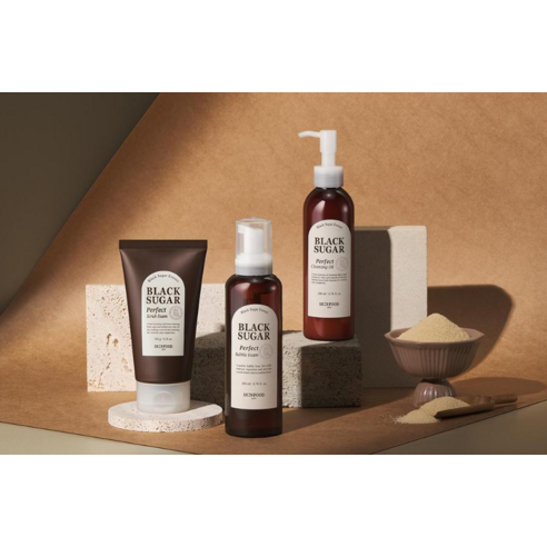 스킨푸드 블랙슈가 퍼펙트 스크럽 폼 후기 분석 - 제품 측면 정보