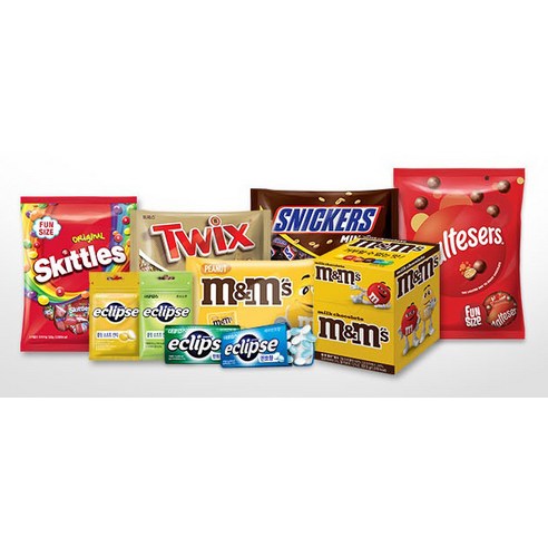 엠앤엠즈 밀크 픽앤믹스 후기 분석 - 패키지 뒷면 영양 정보