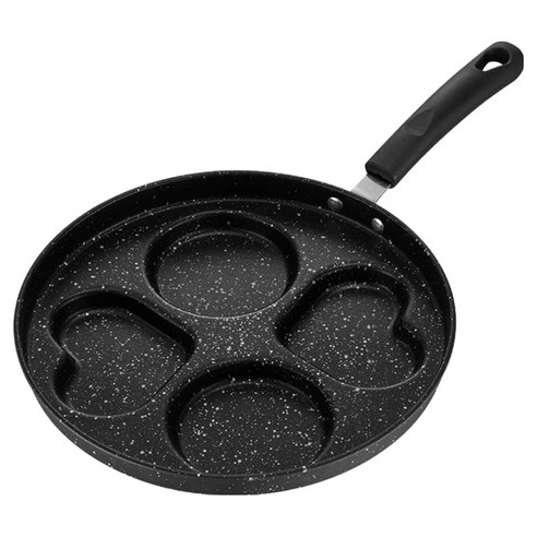 루미엘라 인덕션 하트 포함 4구 코팅 다용도 프라이팬, 1개, 41cm