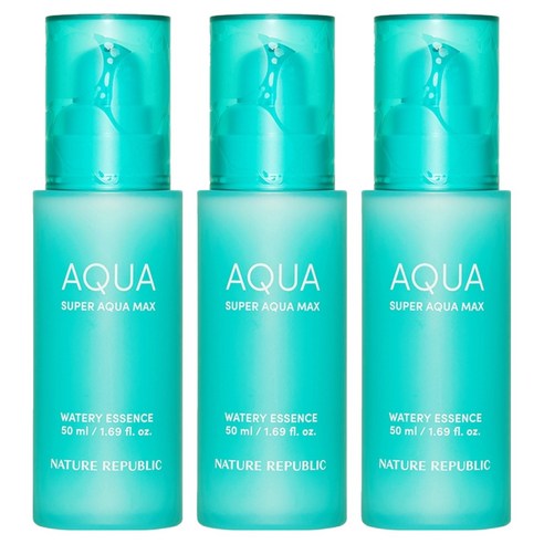 네이처리퍼블릭 슈퍼 아쿠아 맥스 수분 에센스, 3개, 50ml