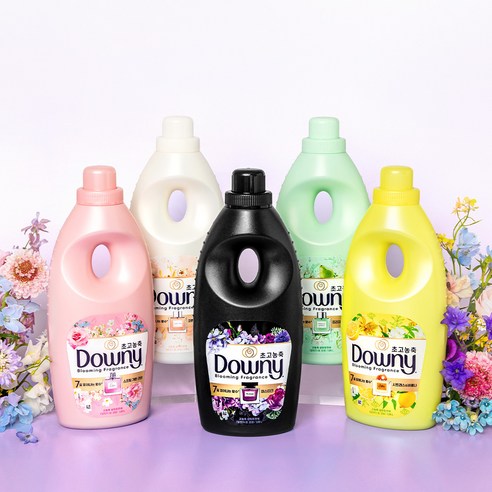 다우니 미스티크 초고농축 섬유유연제로 세탁 전후 비교