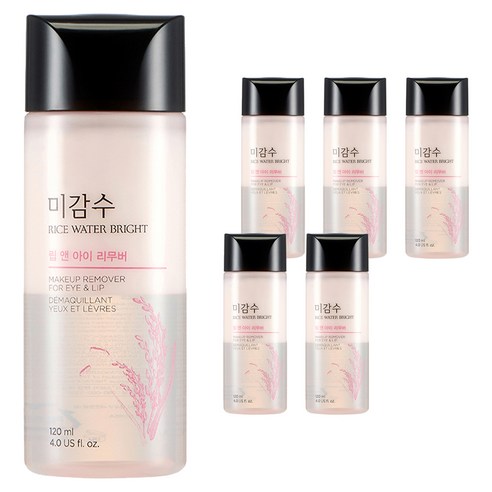 더페이스샵 미감수 브라이트 립 앤 아이 리무버, 120ml, 6개